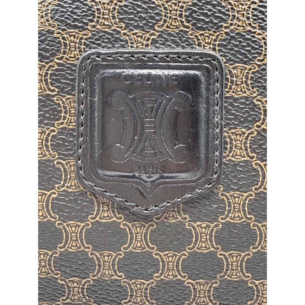 Celine Macadam Black/Brown Boston Bag-Vintage! - Picture 12 of 15